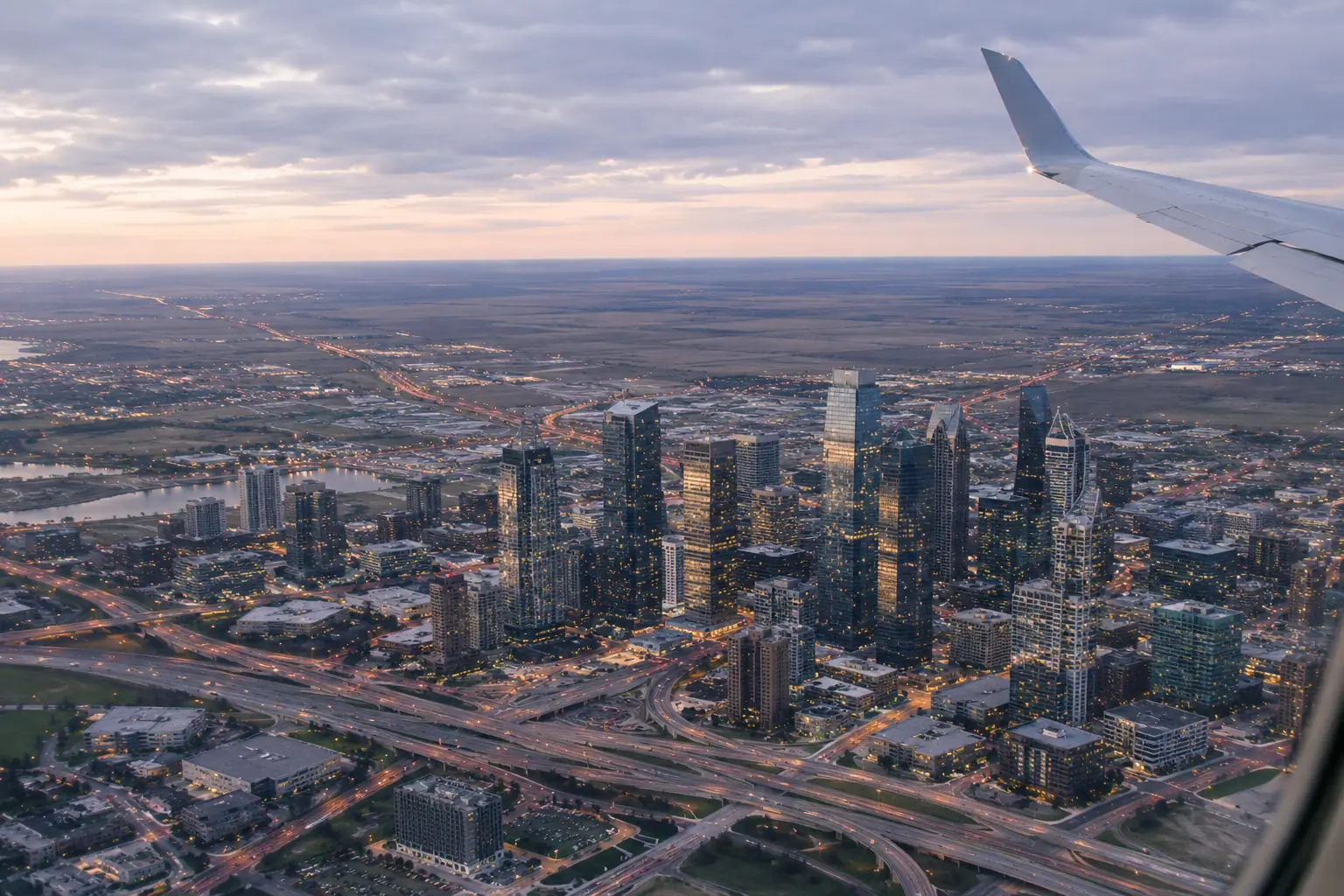 Dallas from the air